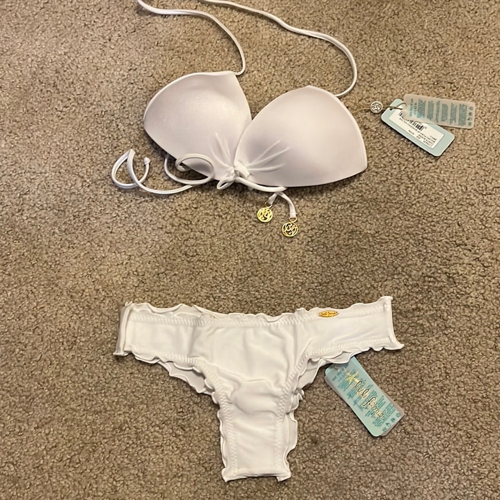 Luli fama white bikini brand new